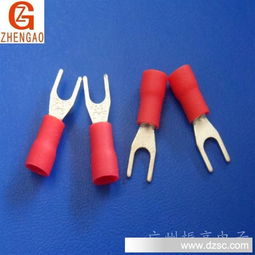 高效连接解决方案 供应红色叉形预绝缘端子与冷压端子详解